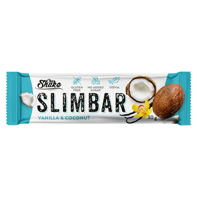 Chia Shake dietní tyčinka SLIMBAR vanilka & kokos 30 g