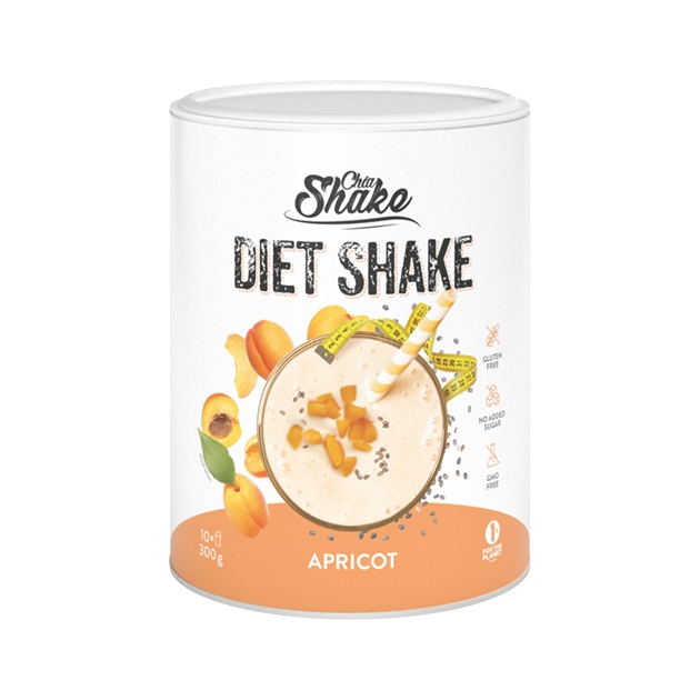 Chia Shake dietní koktejl meruňka, 10 jídel, 300g